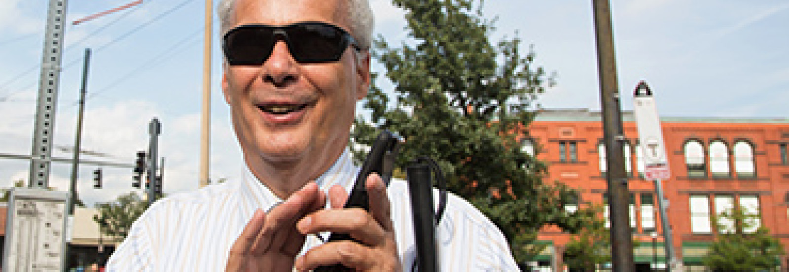 Jerry Berrier marketing photos for Blindways bus app