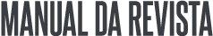 MANUAL DA REVISTA