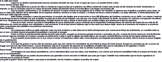 A la orilla del Cear  Icapu  es un destino impresionante para los amantes del ba o de mar, el sol, el agua de coco y    