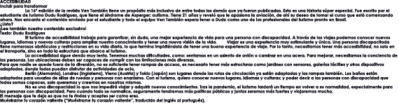 ACCESIBILIDAD Incluir para transformar La 16  edici n de la revista Ven Tambi n tiene un prop sito m s inclusivo de e   