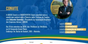 ABEOC CE e SindiEventos realizam este mês em Fortaleza, palestra sobre o Turismo de Negócios.