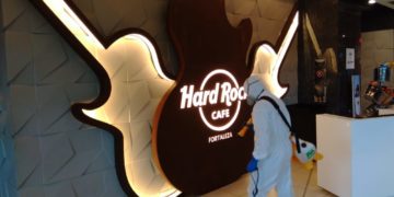 Hard Rock Café Realiza Sanitização do Ambiente