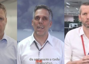 Presidentes da Gol, Azul e Latam fazem live hoje