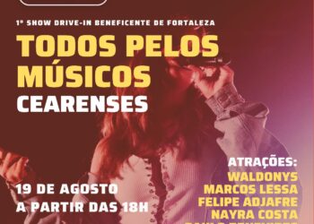Por drive-in: show beneficente em prol dos músicos cearenses é realizado hoje
