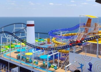 Carnival Cruises terá a primeira montanha-russa do mundo em navio de Cruzeiro