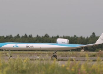 KLM testa modelo revolucionário de aeronave