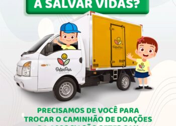 Associação Peter Pan promove vaquinha virtual para trocar caminhão de coleta de doações