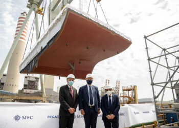 MSC Cruzeiros nomeia seu segundo navio da classe Seaside EVO construído pelo estaleiro Fincantieri, em evento de Cerimônia da Moeda