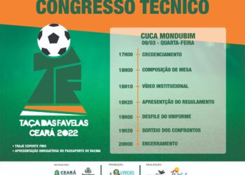 Congresso Técnico da Taça das Favelas acontece nesta quarta em Fortaleza