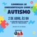 Caminhada de Conscientização Sobre o Autismo acontece em Fortaleza