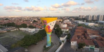 Acidum Project em parceria com a Suvinil coloriu os reservatórios de água em Fortaleza