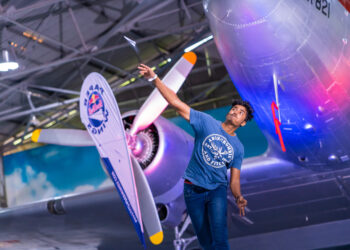 Fortaleza sedia seletiva do Campeonato Mundial de Aviãozinho de Papel