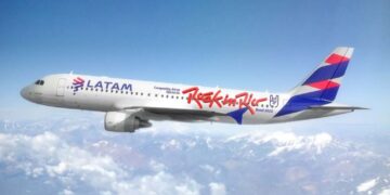 Avião do Rock in Rio: Latam vai adesivar aeronaves em homenagem ao festival