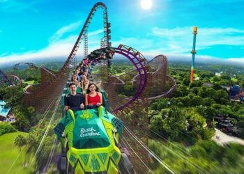 Acione o botão da coragem – top 5 super montanhas-russas do Busch Gardens