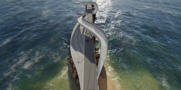 Praia de Iracema será revitalizada e ganhará plataforma para salto no mar