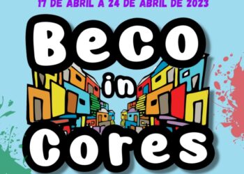 Projeto Beco in Cores colorir e levar arte para Poço da Draga