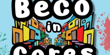 Projeto Beco in Cores colorir e levar arte para Poço da Draga