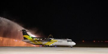 Voo inaugural da rota Fortaleza a Aracati aconteceu neste sábado, 13 de maio