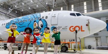 “Coelhadas no Ar”: avião da Gol faz personalização temática da Turma da Mônica