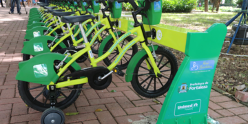 Mini Bicicletar começa a operar no Parque Rachel de Queiroz, no bairro Presidente Kennedy