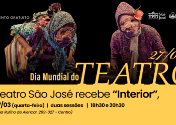 Teatro Municipal São José recebe espetáculo “Interior” em celebração ao Dia Mundial do Teatro